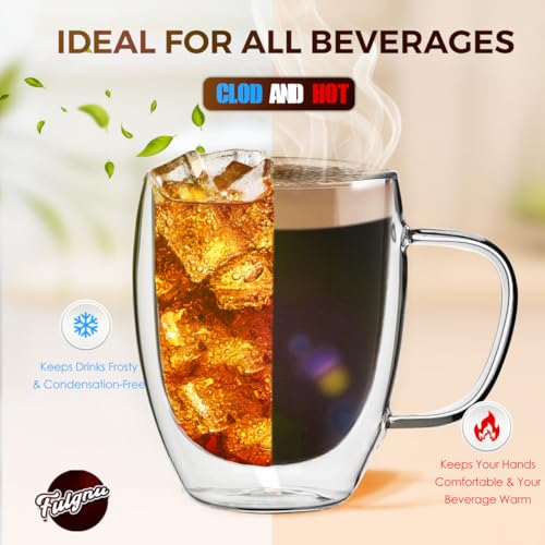 Double Walled Glass Coffee Mugs