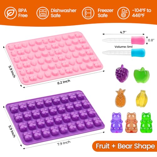 Gummy Bear Mold Silicone (4 Count)