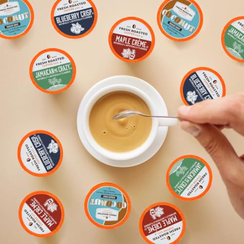 Fun Flavors Flavored Coffee Pod Variety Pack Flavored K (24 Count)