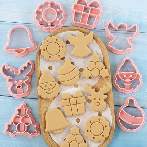 8Pcs Christmas Cookie Cutters (8 Count)