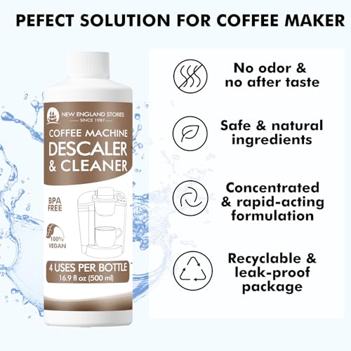 8 Uses Descaling Solution Compatible with Keurig (33.8 Fl Oz)