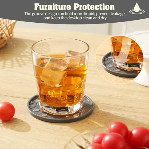 Coasters Drink Coasters Set of 8 with Holder (8 Count)