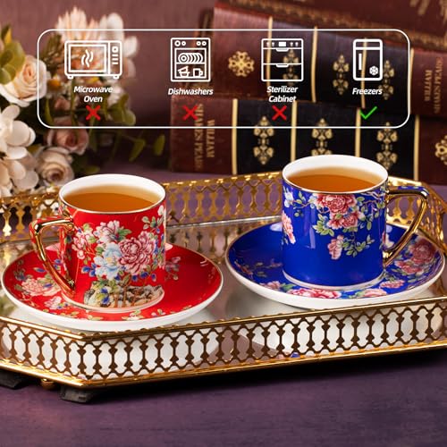 Tea Cup and Saucer (2 Count)