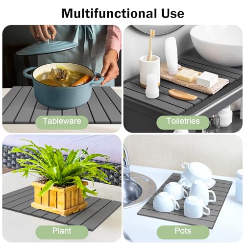 Stone Dish Drying Mat for Kitchen Counter