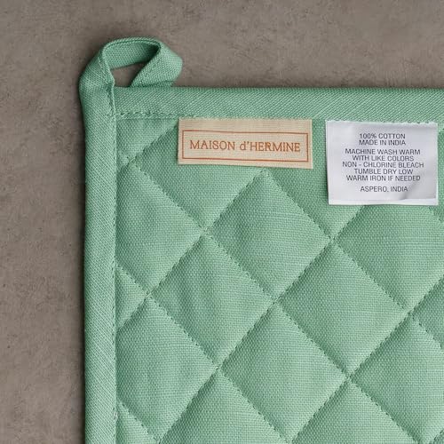 100% Cotton Oven Mitt & Pot Holder Set