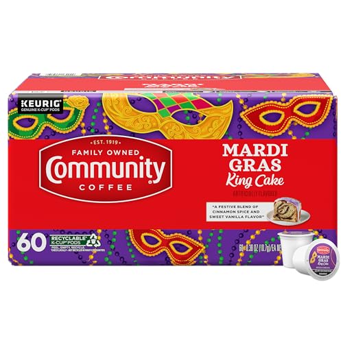 Mardi Gras King Cake Flavored (60 Count)