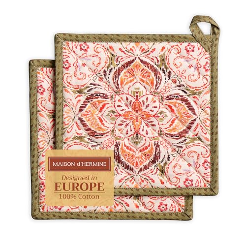 Pot Holders 100% Cotton Potholders (2 Count)