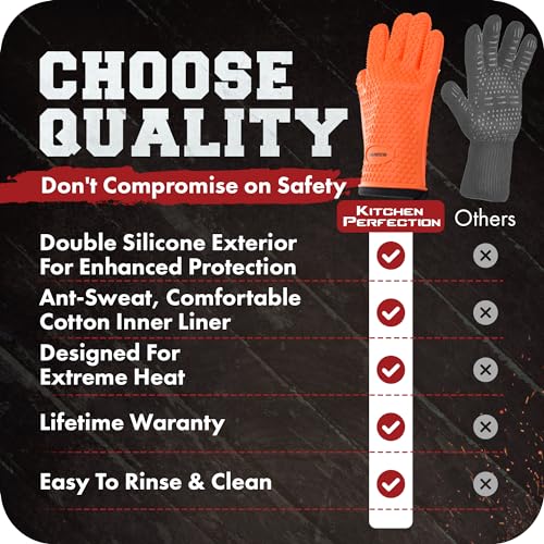 S Silicone Smoker BBQ Gloves (2 Count)