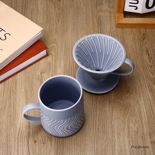 Pour Over Coffee Maker with 100 Sheets of Paper Filter