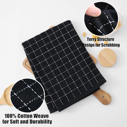 100% Cotton Terry Kitchen Towels (8 Count)