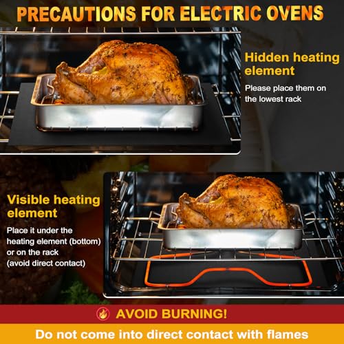 Large Oven Liners for Bottom of Oven
