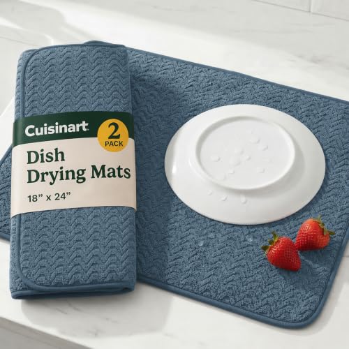Cuisinart Dish Drying Mat for Kitchen Counter (2 Count)