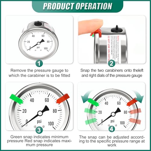 0 100PSI Stainless Steel Liquid Filled Pressure Gauge