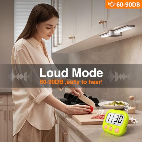Digital Kitchen Timers for Cooking (2 Count)