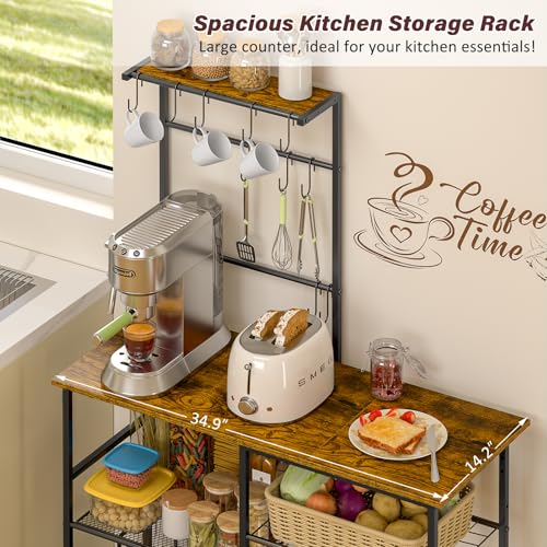 Bakers Rack with Power Outlet