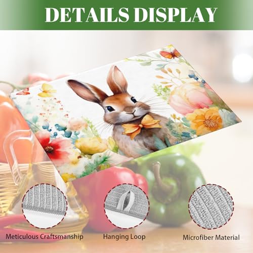 Large Dish Drying Mats For Kitchen Counter Microfiber Kitchen Drying Mat XL Draining Pad Absorbent Quick Drying Dish Mat 18x24 Inch