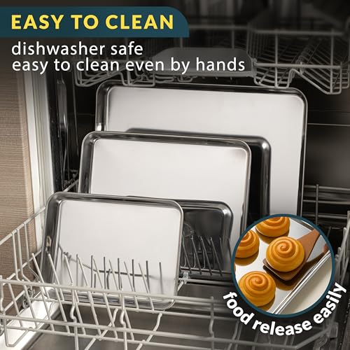 Stainless Steel Cookie Sheet Set of 3 (3 Count)