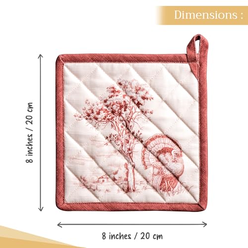 Pot Holders 100% Cotton Potholders (2 Count)