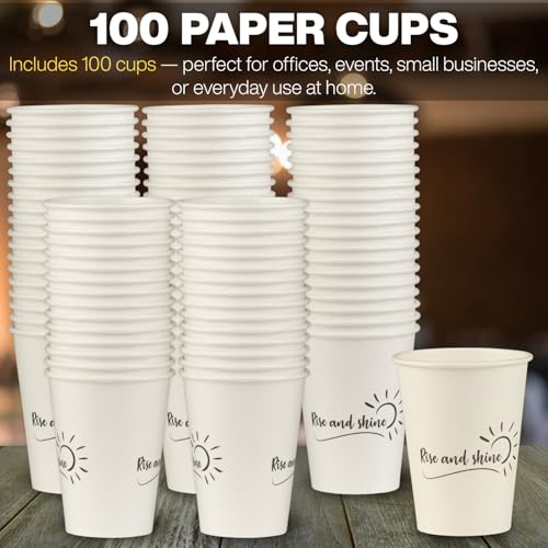 Disposable Coffee Cups (100 Count)