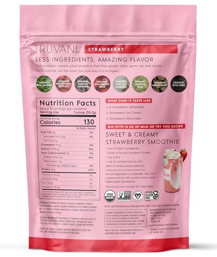 Organic Plant Based Protein Powder (10 Ounce)