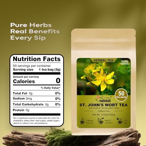 St. John's Wort Tea Bags (50 Count)