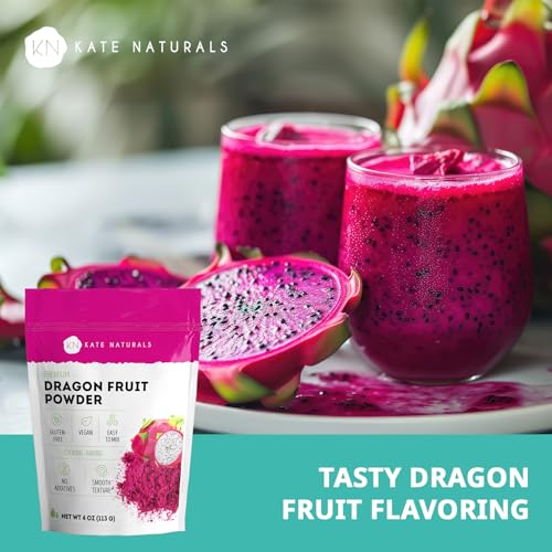 Dragon Fruit Powder for Baking & Drinks (4 Ounce)