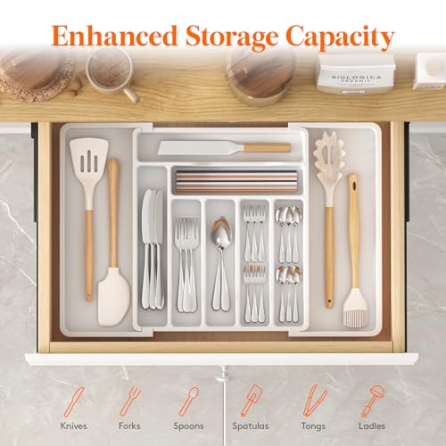 Expandable Silverware Drawer Organizer
