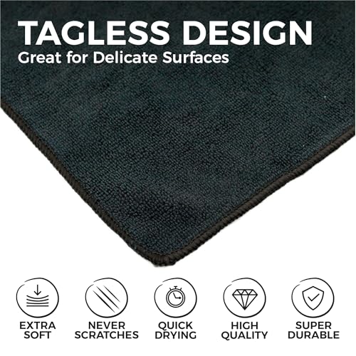 All Purpose Microfiber Terry Cleaning Towels (12 Count)