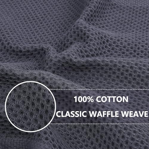 100% Cotton Waffle Weave Kitchen Dish Towels 12 (12 Count)