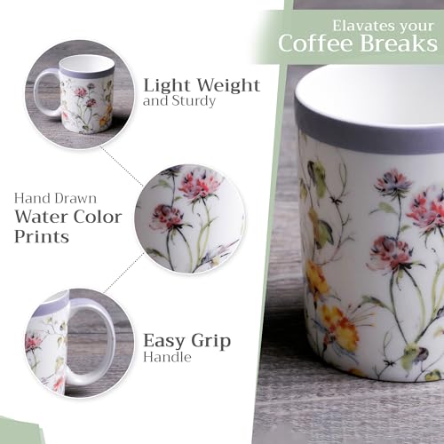 Coffee Mug with Handles Tea Cups