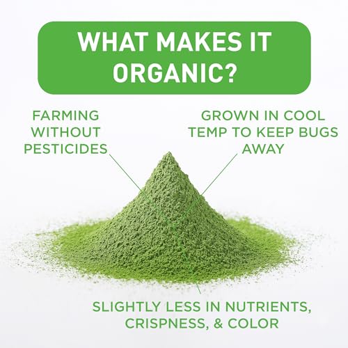 Aiya Certified USDA Organic Culinary Grade Matcha Green Tea Powder (3.5 Ounce)