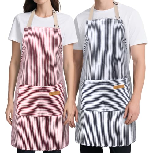 2 Pack Kitchen Cooking Aprons (2 Count)