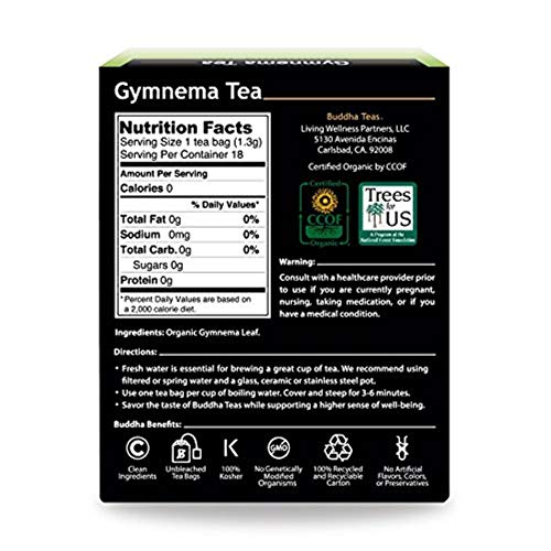 Organic Gymnema Tea (18 Count)