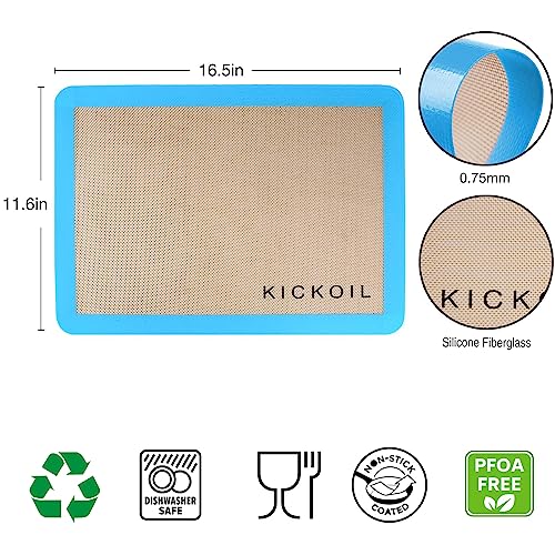 Silicone Baking Mats Set of 3