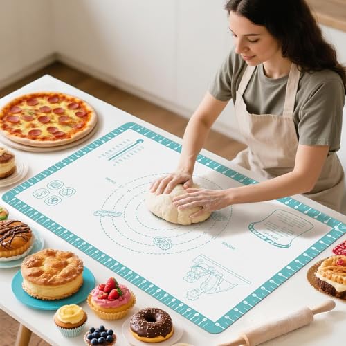 Silicone Baking Mat with 10 Useful Recipes