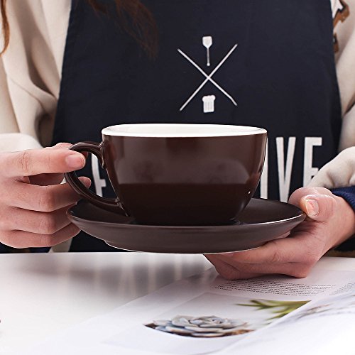 Latte Art Cup and Saucer