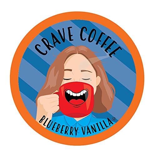 Flavored Coffee Pods Compatible with 2 K (40 Count)