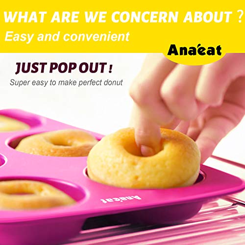3 Pack Donut Pan Silicone Baking Mold (3 Count)