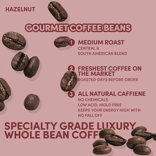 2 lb Hazelnut Whole Bean Coffee (32 Ounce)