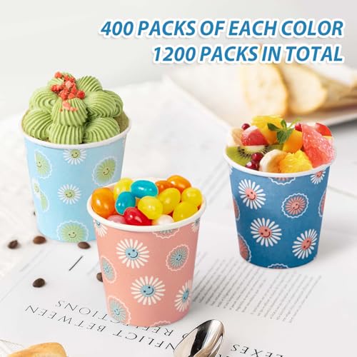 1200 Pack 3 oz Paper Cups (1200 Count)