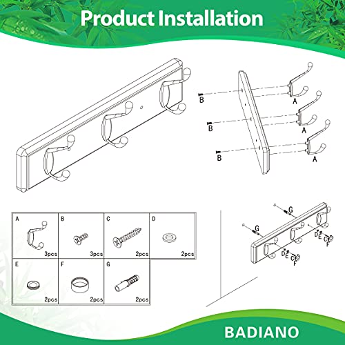 Heavy Duty Wooden Coat Rack