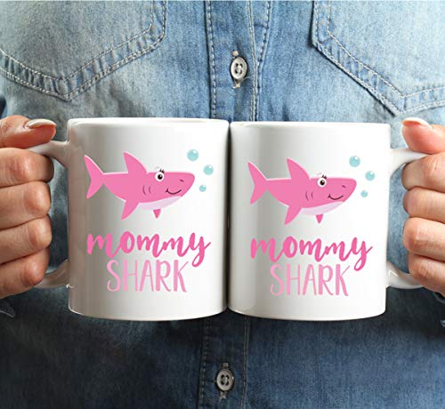 Baby Shark Lesbian Family 11oz. Coffee Mug Gift Set