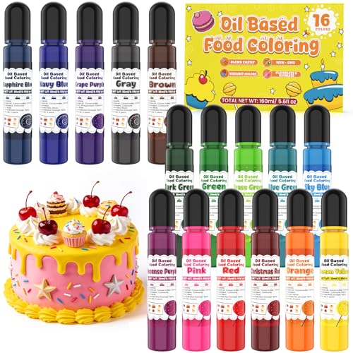 Oil Based Food Coloring for Chocolate (5.6 Fl Oz)