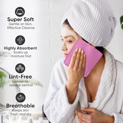 Waffle Weave Microfiber Towel (10 Count)