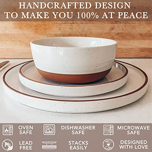 Mora 10.5 inch Porcelain Dinner Plate Set of 6 (6 Count)