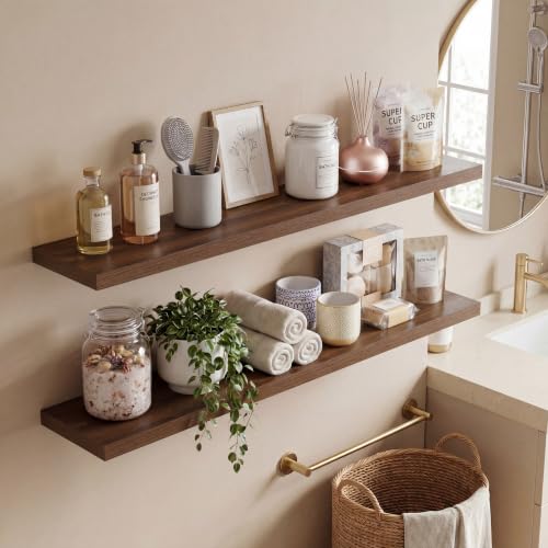 10" Deep Floating Shelves (2 Count)