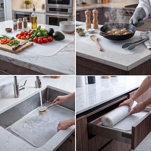 Silicone Dish Drying Mat for Multiple Usage