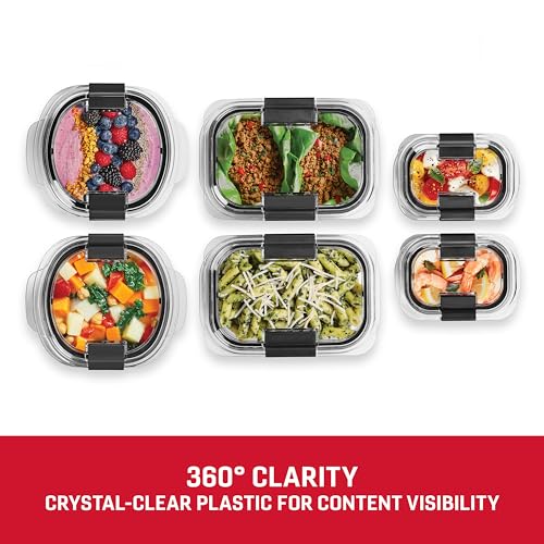 Brilliance® Round and Rectangular Leak Proof Food Storage Containers