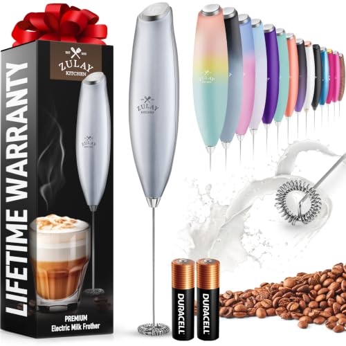 Zulay Powerful Milk Frother for Coffee with Upgraded Titanium Motor