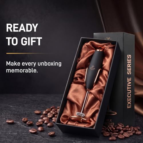 Powerful Milk Frother Wand With Duracell Batteries